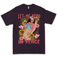 Plum let me read in peace Premium Tee - MaliasSmallBusiness