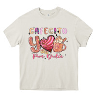 Cream cafecito y pan dulce Heavy Core Tee - MaliasSmallBusiness
