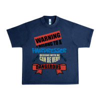 Navy I belong to a HAIRDRESSER warning job funny partner Urban Heavy Tee - Bettercallsaul