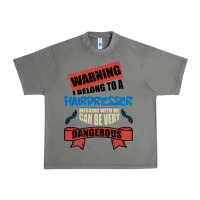 Tornado I belong to a HAIRDRESSER warning job funny partner Urban Heavy Tee - Bettercallsaul