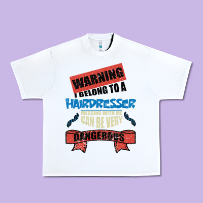 I Belong To A Hairdresser Warning Job Funny Partner Urban Heavy Tee Designed By Bettercallsaul