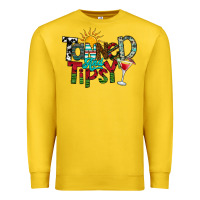 Lemon Tanned And Tipsy Premium Sweatshirt - CowhideDigitalArt