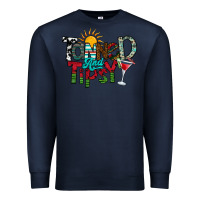 Navy Tanned And Tipsy Premium Sweatshirt - CowhideDigitalArt