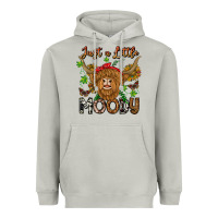 Moon Dust Just a Little Moody Heavyweight Hoodie - CowhideDigitalArt
