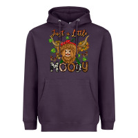 Plum Just a Little Moody Heavyweight Hoodie - CowhideDigitalArt
