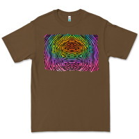 Cacao colorful zebra background Premium Tee - RanaPortraitStore
