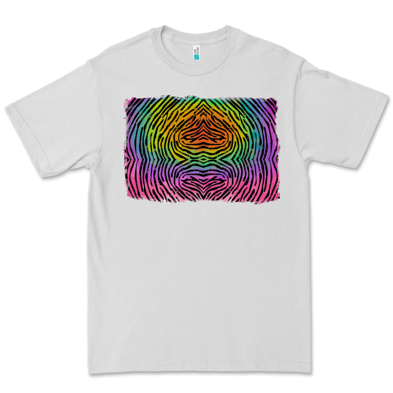 Colorful Zebra Background Premium Tee by RanaPortraitStore | Teevron