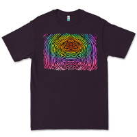 Plum colorful zebra background Premium Tee - RanaPortraitStore