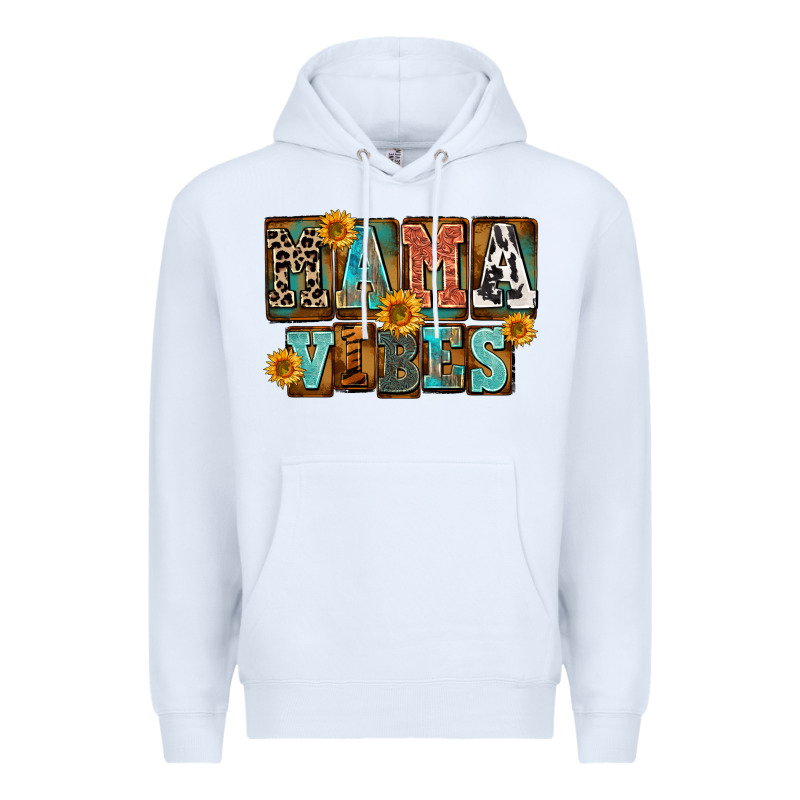 Western Mama Vibes Mother's Day Premium Hoodie by FaDigitalArtStudio | Teevron