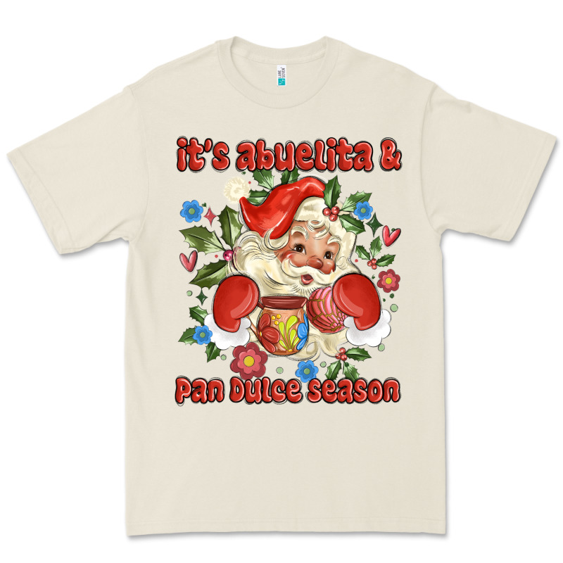 Its Abuelita And Pan Dulce Season Mexican Santa Premium Tee by MaliasSmallBusiness | Teevron