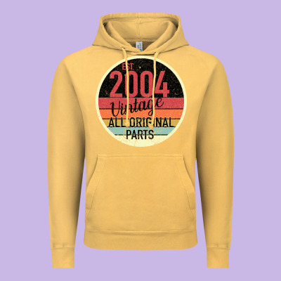 15th Birthday Gift Vintage 2004 Vintage Hoodie Designed By Bettercallsaul