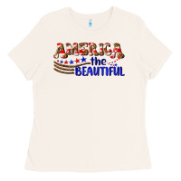 Bone America the beautiful Ladies Tee - NancyCooperArtShop
