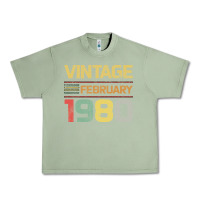 Oil Green Born in 1980 Vintage February Urban Heavy Tee - Bettercallsaul