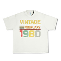Pistachio Born in 1980 Vintage February Urban Heavy Tee - Bettercallsaul