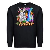 Black MY easter Premium Sweatshirt - CowhideDigitalArt