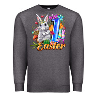 Charcoal Heather MY easter Premium Sweatshirt - CowhideDigitalArt