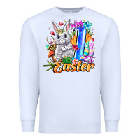 White MY easter Premium Sweatshirt - CowhideDigitalArt