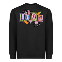 Black Easter love Happy Easter Day Heavyweight Sweatshirt - CowGirlArtShop