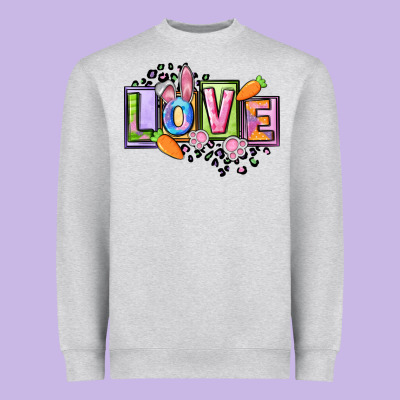 Easter Love Happy Easter Day Heavyweight Sweatshirt Designed By Cowgirlartshop