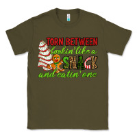 Army Green Torn between lookin' like a snack and eatin' one Classic Tee - RanaPortraitStore