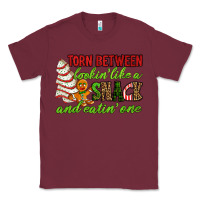 Burgundy Torn between lookin' like a snack and eatin' one Classic Tee - RanaPortraitStore