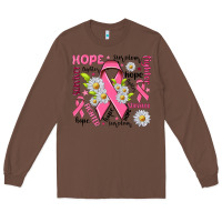 Chestnut Breast Cancer Long Sleeve Tee - NancyCooperArtShop
