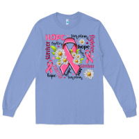 Colony Blue Breast Cancer Long Sleeve Tee - NancyCooperArtShop