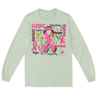 Matcha Breast Cancer Long Sleeve Tee - NancyCooperArtShop