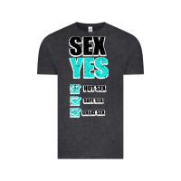 Vintage Black SEX YES HOT SEX SAFE SEX GREAT SEX Vintage Tee - Bettercallsaul