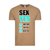 Vintage Coffee SEX YES HOT SEX SAFE SEX GREAT SEX Vintage Tee - Bettercallsaul