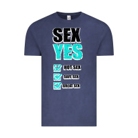 Vintage Denim SEX YES HOT SEX SAFE SEX GREAT SEX Vintage Tee - Bettercallsaul