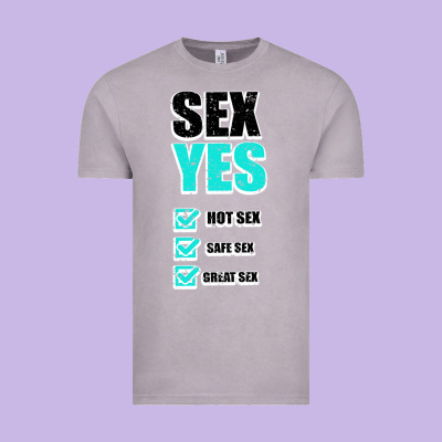 Sex Yes Hot Sex Safe Sex Great Sex Vintage Tee Designed By Bettercallsaul