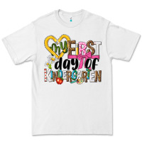 White my first day of kindergarten Premium Tee - NancyCooperArtShop