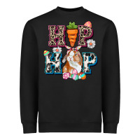 Black Western hip hop bunny Easter Day Heavyweight Sweatshirt - CowGirlArtShop