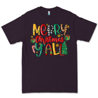 Plum merry christmas y'all Premium Tee - MaliasSmallBusiness