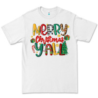White merry christmas y'all Premium Tee - MaliasSmallBusiness