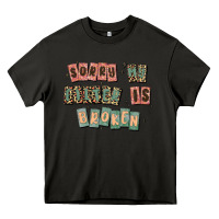Asphalt sorry my filter is broken Heavy Core Tee - MaliasSmallBusiness