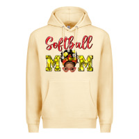 Pina Colada softball mom  and afro messybun mom bbs Premium Hoodie - BundleAndBundleShop