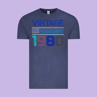Vintage February 1980 Vintage Tee Designed By Bettercallsaul