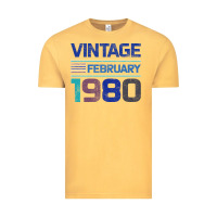 Vintage Mustard Vintage February 1980 Vintage Tee - Bettercallsaul