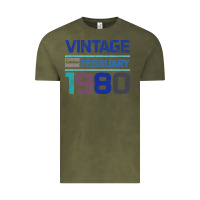 Vintage Olive Vintage February 1980 Vintage Tee - Bettercallsaul