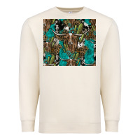Sandshell Longhorn Pattern Premium Sweatshirt - CowhideDigitalArt