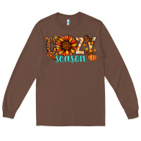 Chestnut Cozy season Thanksgiving Long Sleeve Tee - NancyCooperArtShop