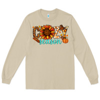 Mushroom Cozy season Thanksgiving Long Sleeve Tee - NancyCooperArtShop
