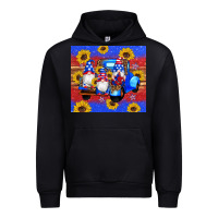 Black American flag gnomes truck sunflowers star leopard glitter Urban Hoodie - Artiststas