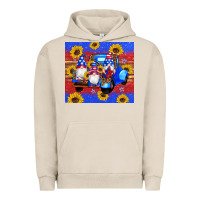 Pigment French Oak American flag gnomes truck sunflowers star leopard glitter Urban Hoodie - Artiststas