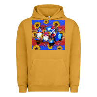 Pigment Peanut Butter American flag gnomes truck sunflowers star leopard glitter Urban Hoodie - Artiststas