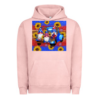 Pigment Salmon American flag gnomes truck sunflowers star leopard glitter Urban Hoodie - Artiststas