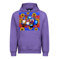 Tulip American flag gnomes truck sunflowers star leopard glitter Urban Hoodie - Artiststas