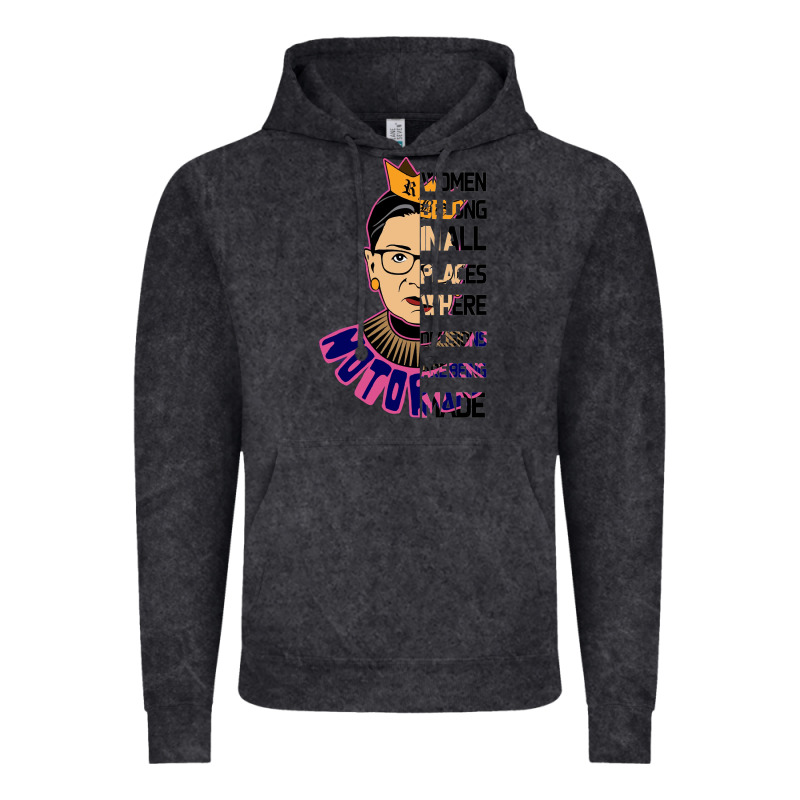 Rbg Ruth Bader Ginsburg Women Belong In All Places Vintage Hoodie by Bettercallsaul | Teevron